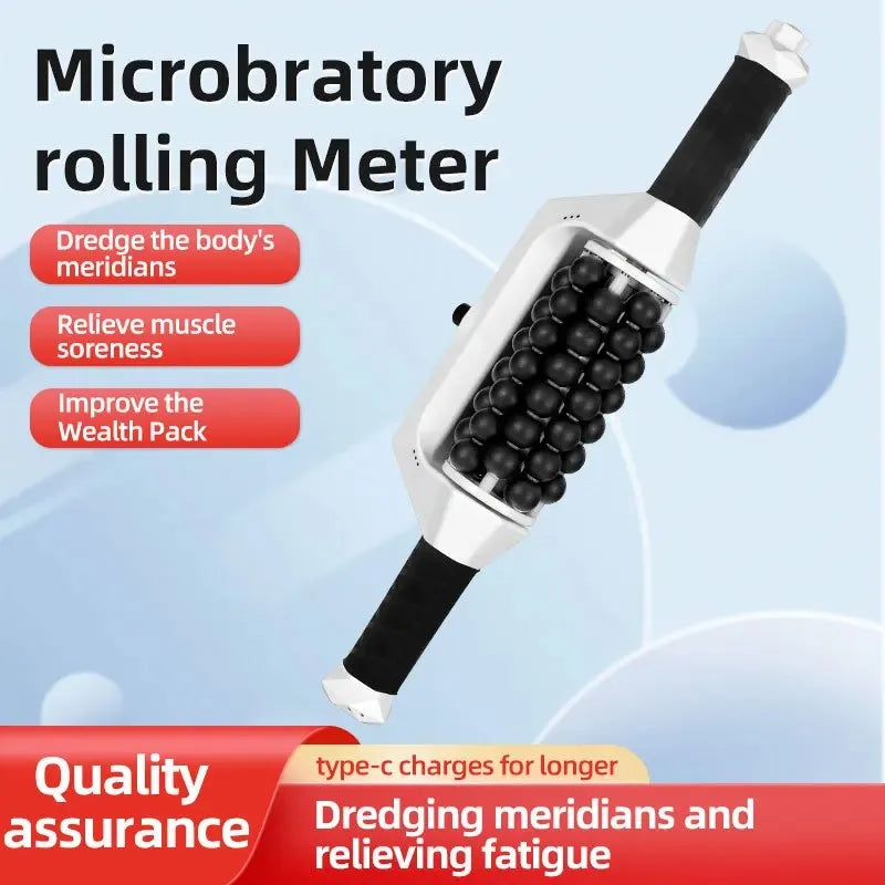70W Electric Roller for Muscle Body Relaxing High Frequency Rolling Massage Rechargeable Body Shapping Slimming Machine