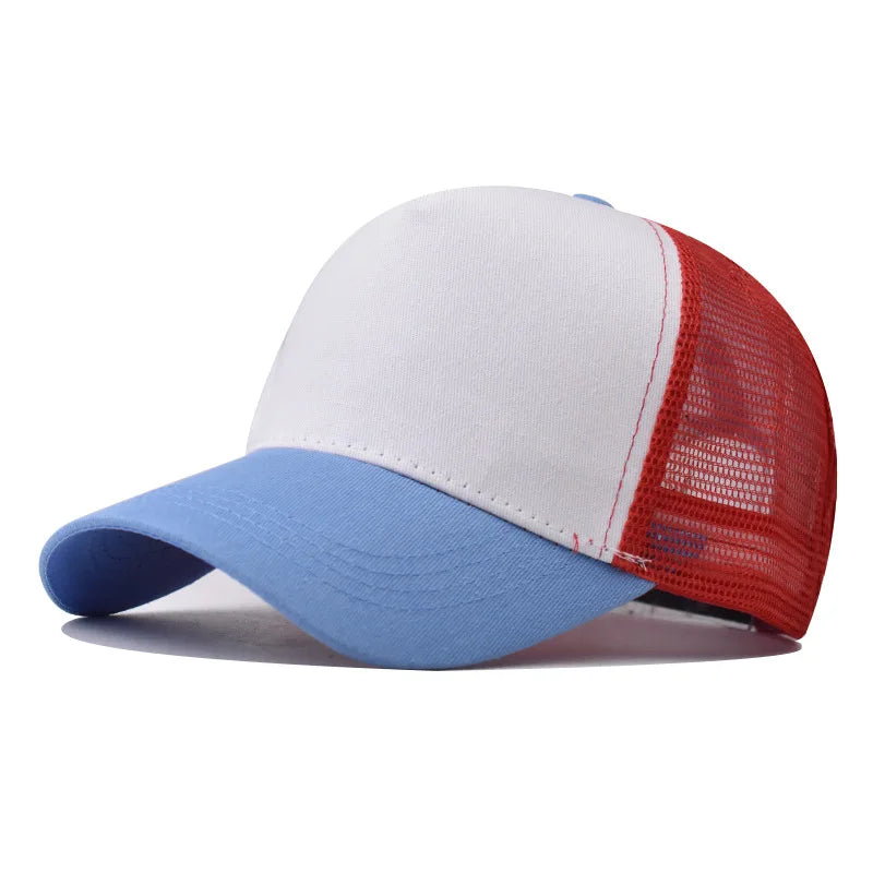 Baseball Cap Adult Net cap Hat Pure color Unisex Summer hat Breathable hat No pattern shade Spring Autumn Cap Hip Hop Fitted Cap
