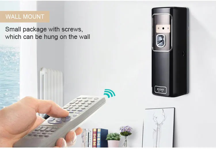 Perfume dispenser Automatic toilet fill Wall-mounted air freshener dispenser with remote control