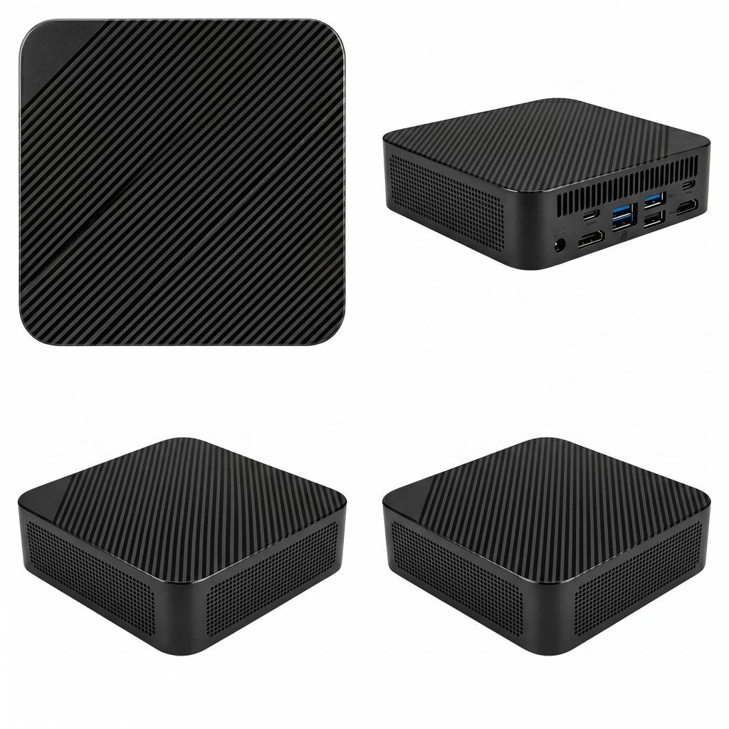 New i9-8950HK Portable Mini Desktop 16GB RAM M.2 NVMe SSD Triple 4K Monitor WiFi6 Bluetooth 5.2 Silent Cooling Home Pro Office