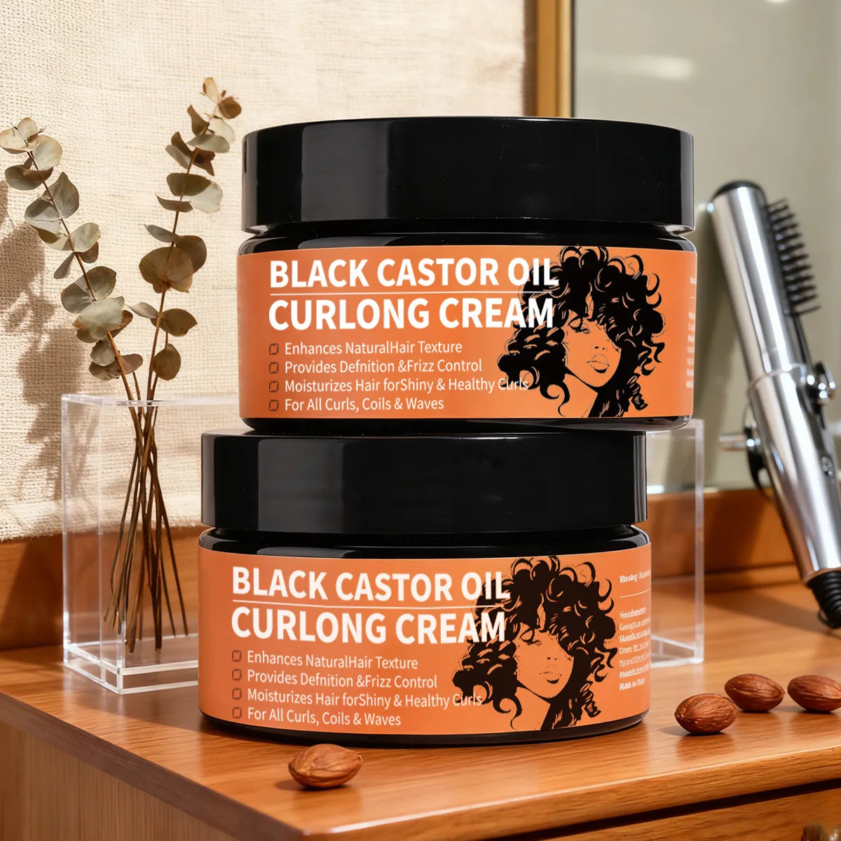 Curl Defining Cream Hydrating Smoothing Tangles Reducing Elasticity Improving Anti Frizz Curl Cream