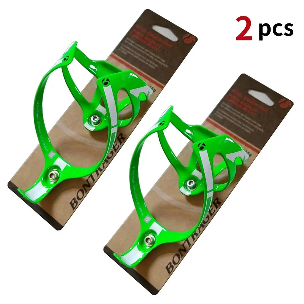 2Pcs Full Carbon Fiber Bicycle Water Bottle Cage MTB Road Bike Bottle Holder Ultra Light Cycle Equipment Matte/Glossy 4 Colors 1