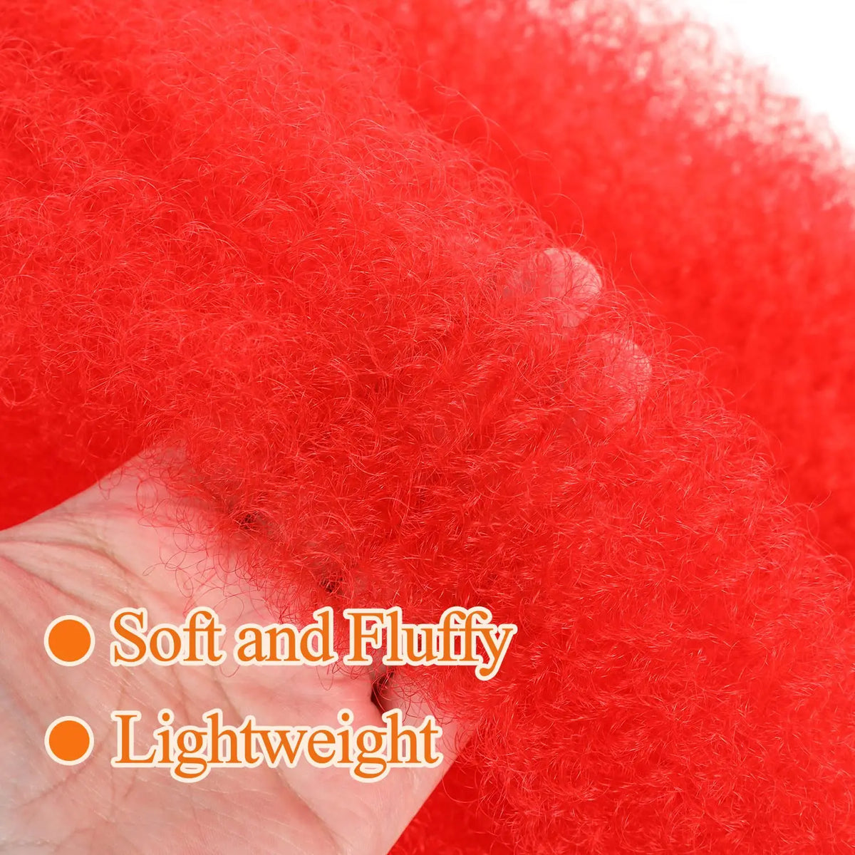 Springy Afro Twist Hair 18 Inch 2-8 Packs Blue and Red Color Pre Fluffed Marley Twist Braiding Hair for Black Women Synthetic