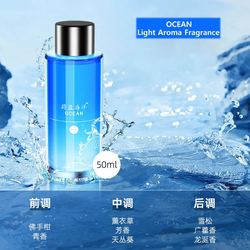 50ML Car Perfume Diffuser Auto Smart Air Diffusers Adjustable Concentration Essential Oil Diffuser Rechargeable Car Fragrance