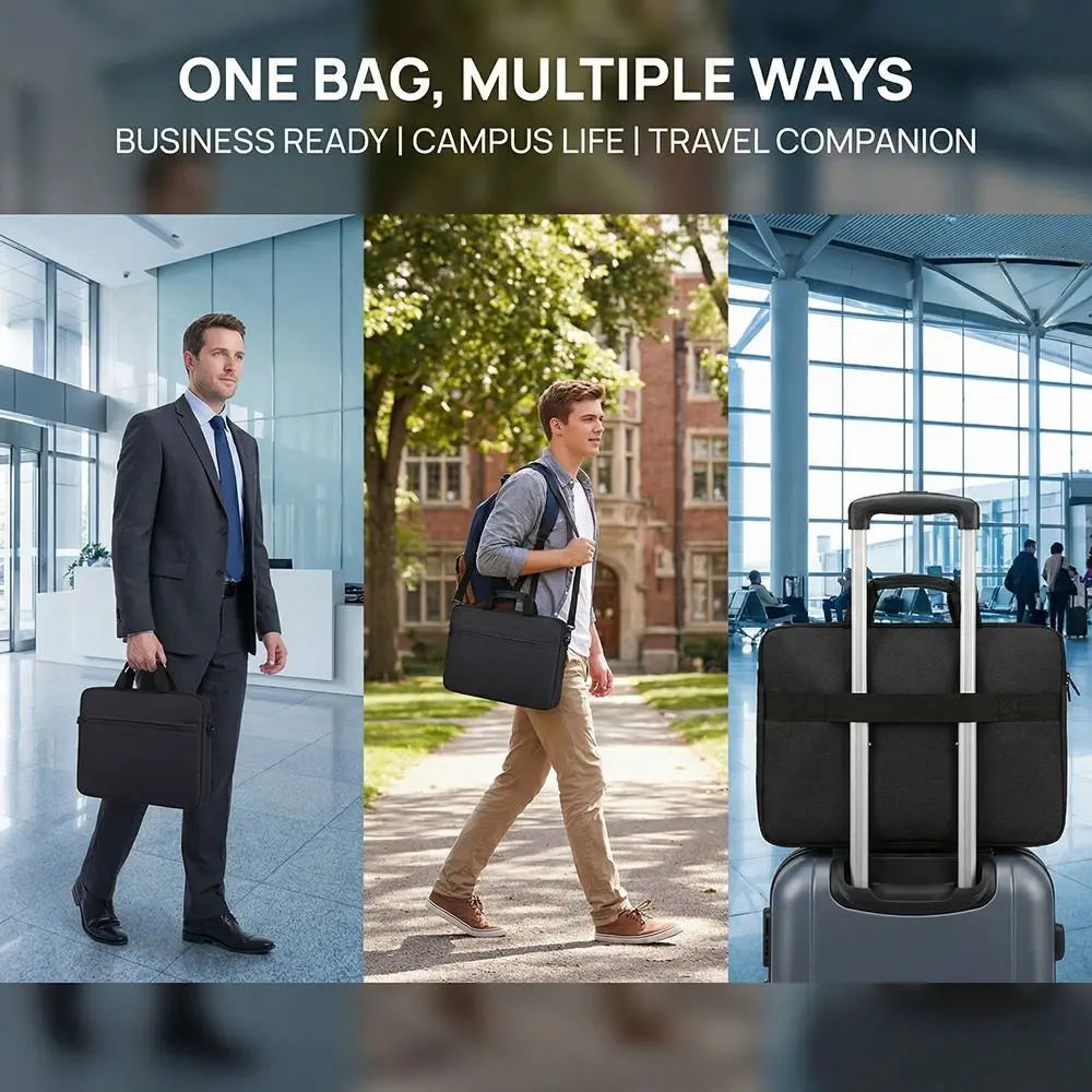 Colorful 15.6Inch Laptop Sleeve Waterproof Adjustable Shoulder Strap Handbag Shockproof Carrying Case Work Office