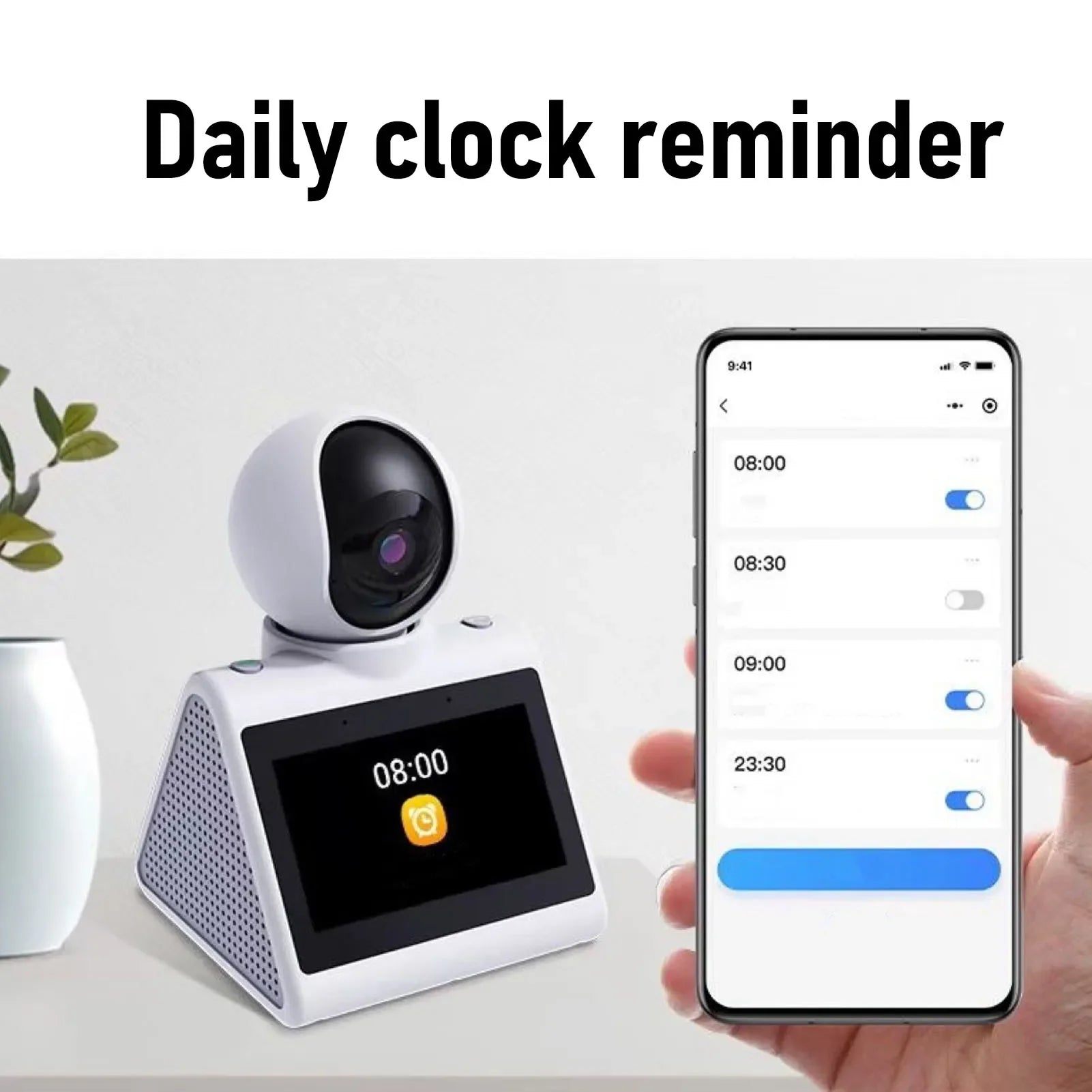 Video Calling Smart Camera Video Calling Smart Camera with HD Screen 2 Way One Click Call Indoor 2K Security Camera