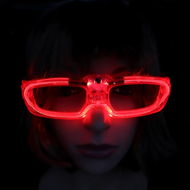 10/20/50PCS Light Up LED Glasses Glow Glasses Frame Glow in The Dark Party Supplies Neon Party Favors for Kids Adults