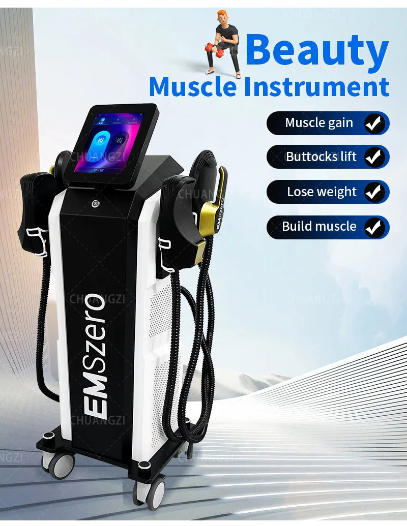 EMSzero Machines Slimming and Shaping Device Nova Electromagnetic Muscle Boosting and Efficient Fat Burning Equipment Slimming a