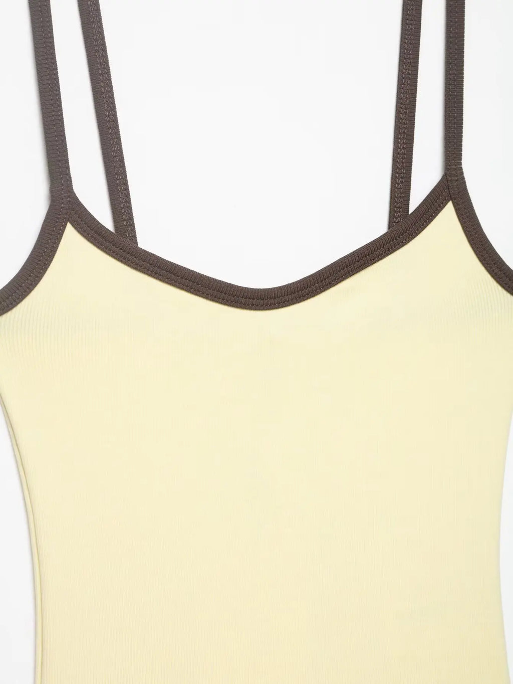 Women's Jumpsuit 2026 Summer New Cute Hot Girl Style Fashion Round Neck Color-Blocked Piping Straps Cotton Blend Fabric