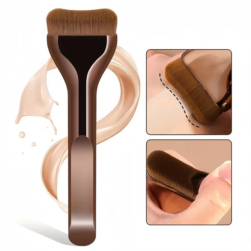 Ultra Thin Top Mask Brush Foundation Makeup Brushes For Liquid Cream Cosmetics Blending Beauty Tool