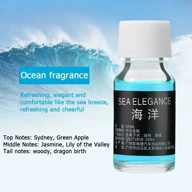 10ml Car Perfume Refill Air Freshener Natural Plant Essential Oil Aroma Diffuser Fragrance Humidifier Essential Oil Freshener