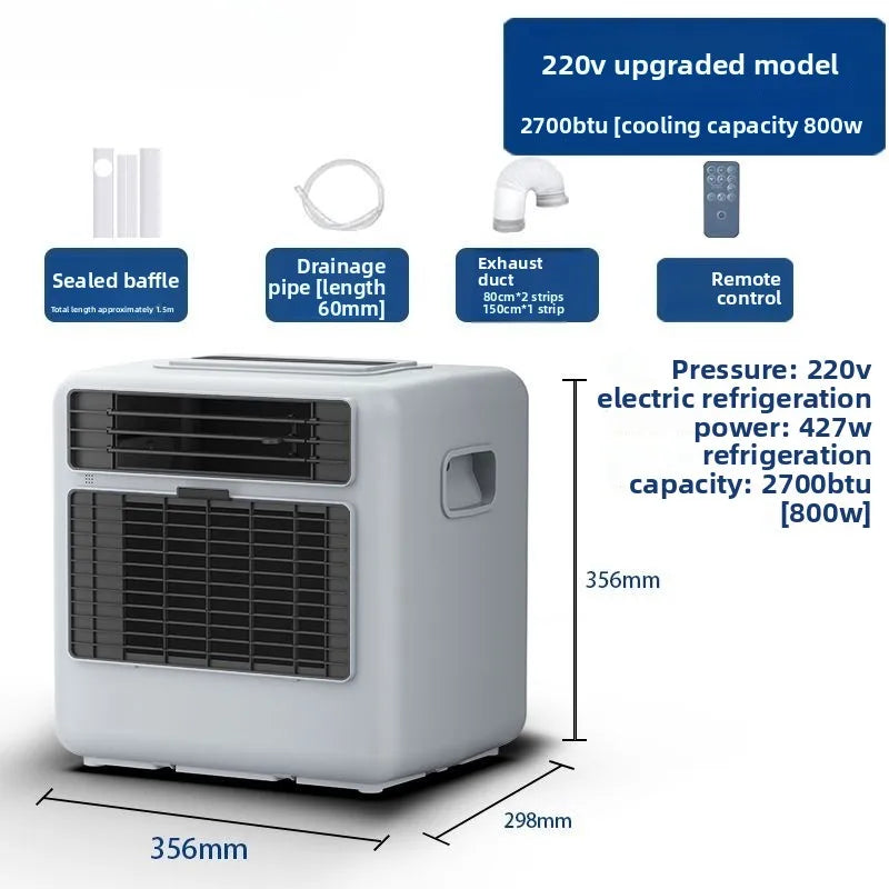 Mobile air conditioner, small portable air conditioner