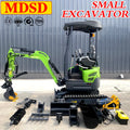 1.5 Ton Small Crawler Digger Euro 5 Factory Direct Sales Hydraulic Excavator Crawler Micro Digger With Kubota Small excavator