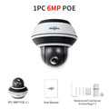 Hiseeu 6MP Vandalproof POE IP Audio Camera 4X Optical Zoom Outdoor Video CCTV Security Surveillance Dome Cameras Onvif H.265