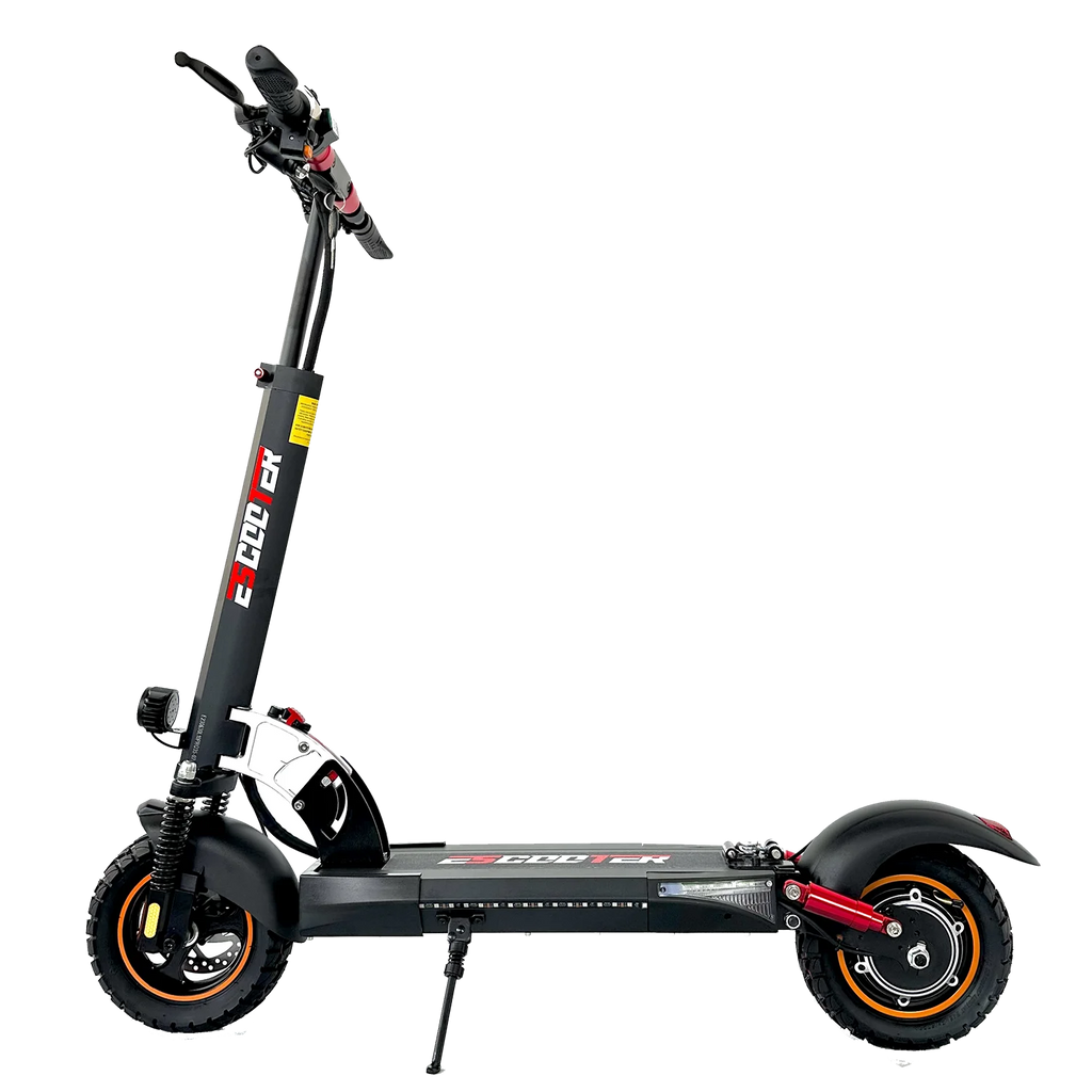 800W Powerful Electric Scooter 48V 13Ah Max Speed 45km/h Long Range 10'' Tires Dual Shock Absorbing Folding EScooter for Adults