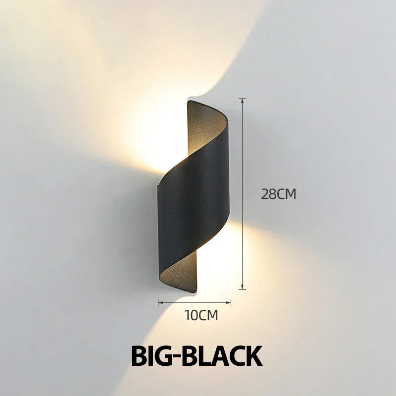 LED Wall Lamp 10W Indoor Wall Lights Waterproof Outdoor Modern Nordic Sconce Lamp Interior Wall Light Home Decor