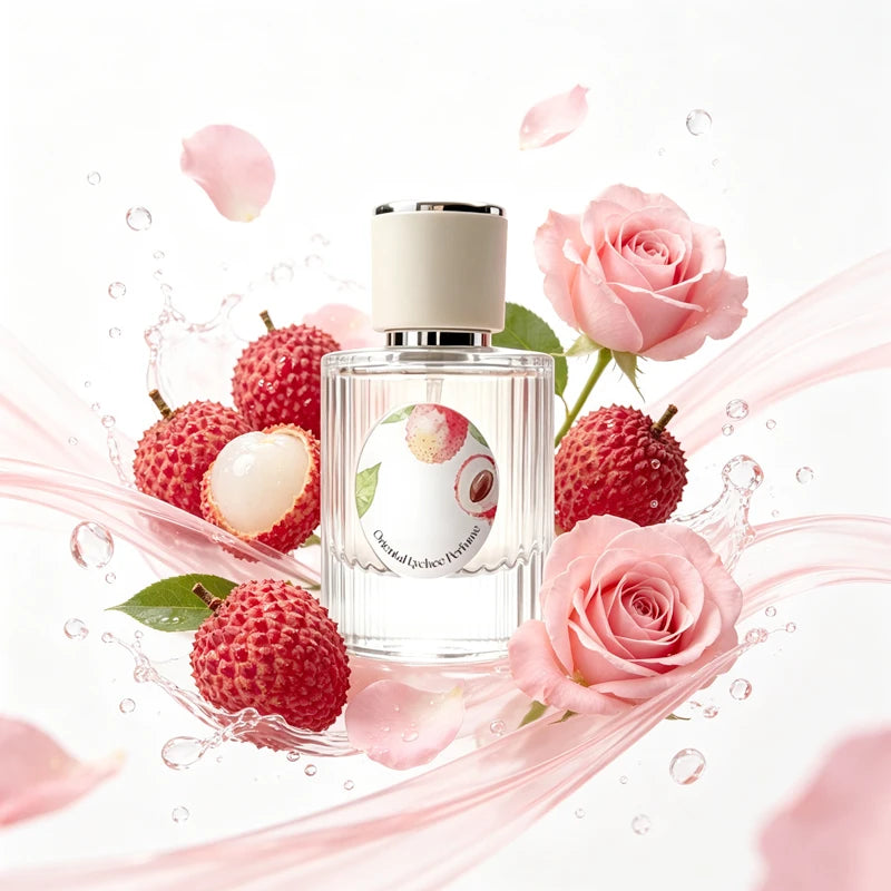 HOPE CHRISTINE Lychee Rose Perfume Summer Fresh Fruit Floral Fragrance Long Lasting EDP Women Sweet Pink Flower Body Spray