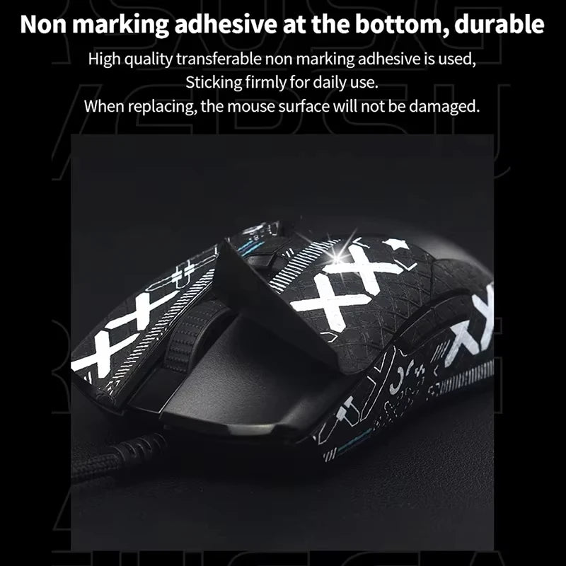 Mouse Grip Tape Skate Sticker for Logitech G502X PULS Non Slip Skin Suck Sweat For G502X LIGHTSPEED Wireless Mouse