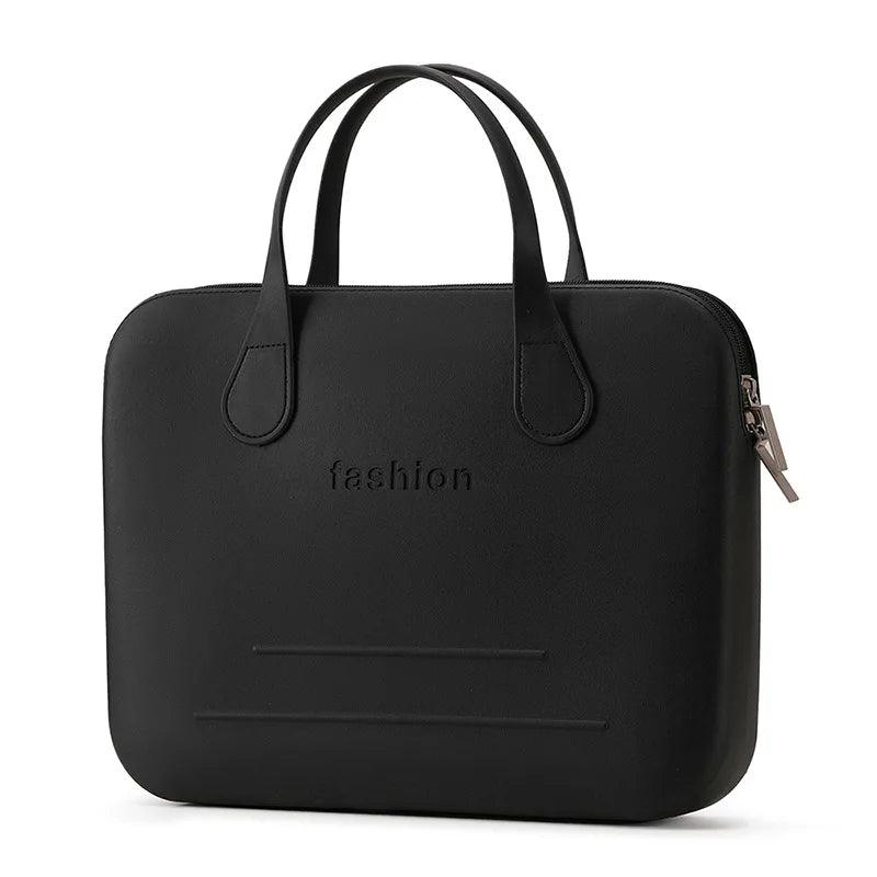 Morandi Colorful Computer Hand Bag Light Trendy 14 Inch Laptop Bag for Girls Student Portable EVA Waterproof Handbag