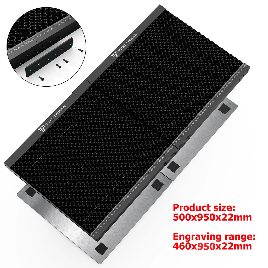 TWOTREES New Upgraded Spliceable Honeycomb Working Table Large Honeycomb Laser Bed Working Table For Co2 Cutting Laser Engraver