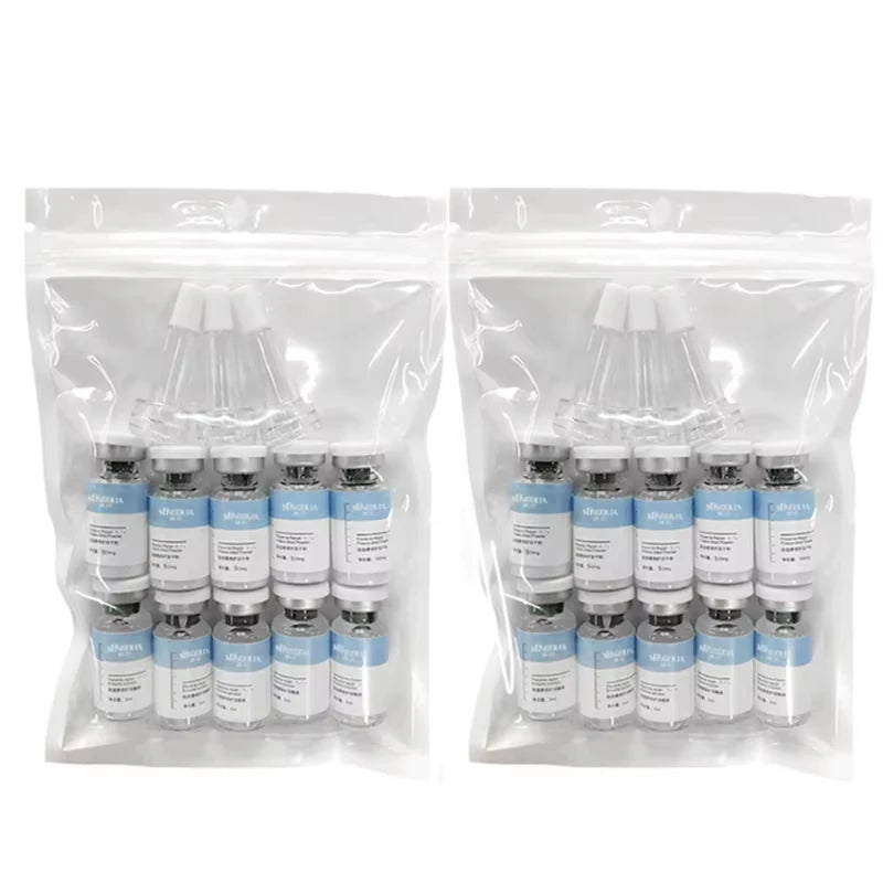 Facial Polypeptide Freeze-dried Powder Skin Booster 0.25mm Microneedle Serum Hydration Brightening Improve Elasticity Skin Care