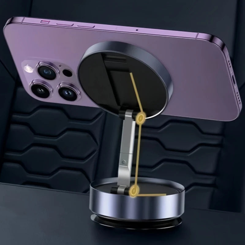 2025 New Type Suction Cup Vacuum Adsorption Car Special Fixed Mobile Phone Stand Car Mobile Phone Magnetic Stand