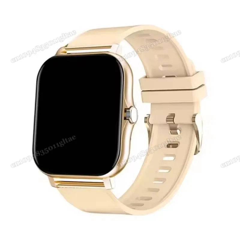 New Smart Watch Android Phone 1.44''Inch Color Screen Bluetooth Call Blood Oxygen/Pressure Monitoring Smart Watch Women Men HT30
