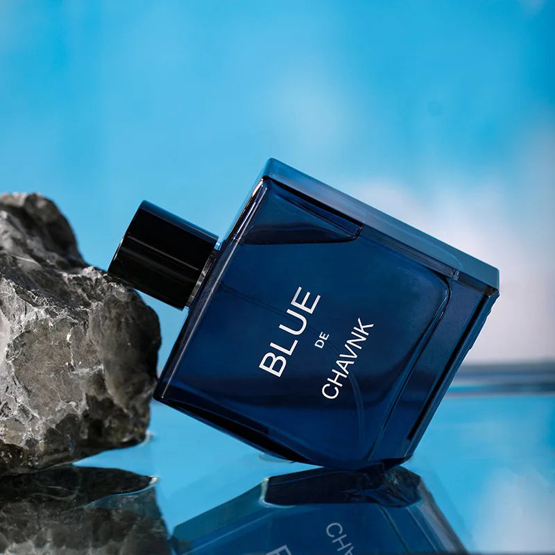 Eau De Parfum Vaporisateur Spray 50ML Blue Men's Prefume Fruity Note Man's Unique Mystery Calm and Successful Taste