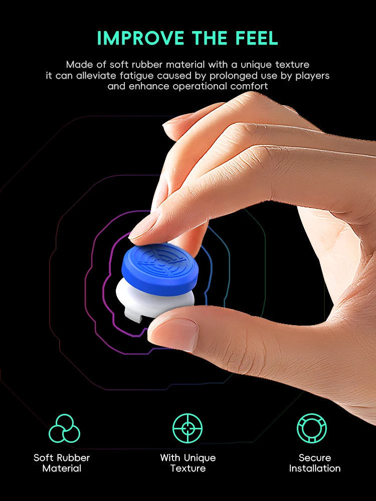 DATA FROG High-Rise Galaxy Thumb Grip Caps For PS4 Controller / For Xbox One Controller Analog Stick Joystick Cover FPS Gaming