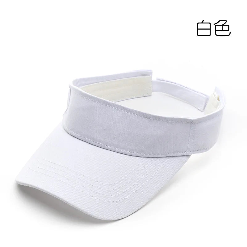 Fashionable retro solid color flat brim baseball cap, outdoor women's sun protection breathable open-top cap, duckbill cap