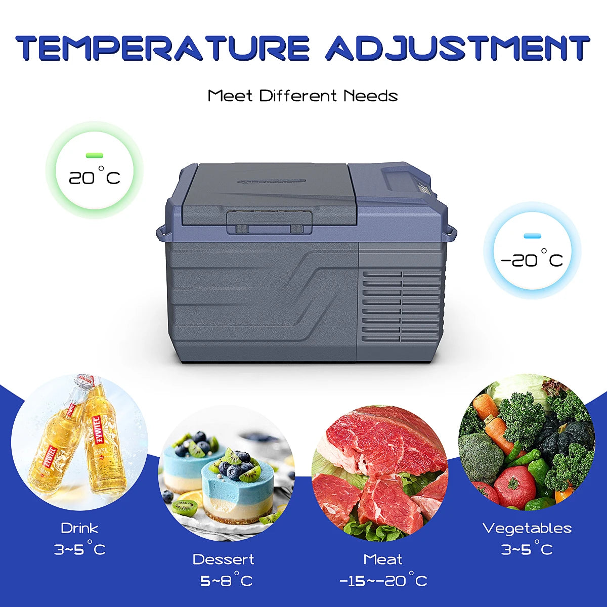 Nl30;NL40;NL50  Alpicool Camping Fridge  Ac/dc Compressor 12v Car Fridge Portable Mini Refrigerator Freezers For Outdoor