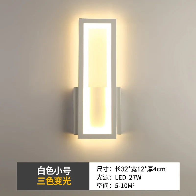 Modern Creative Wall Light LED Simple TV Background Wall Lights Bedroom Bedside Wall lamp Decorations Kitchen Indoor Lighting