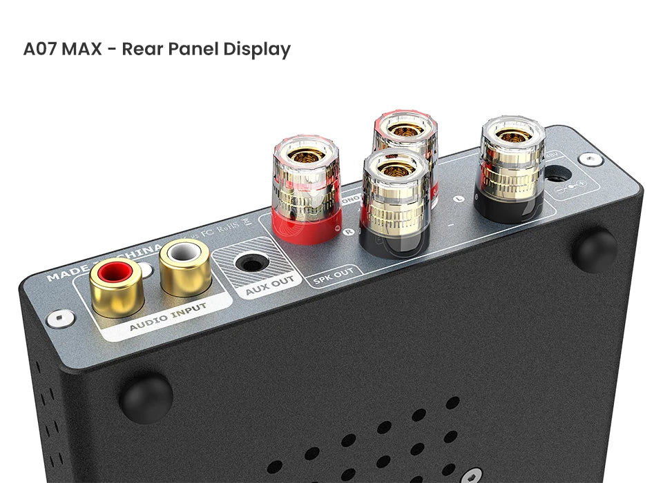 AIYIMA A07 MAX Amplifier Home Audio 300W X2 TPA3255 Class D Power Speaker Amp 2 Channel Bridgeable Mono 600 W Stereo Amplifier