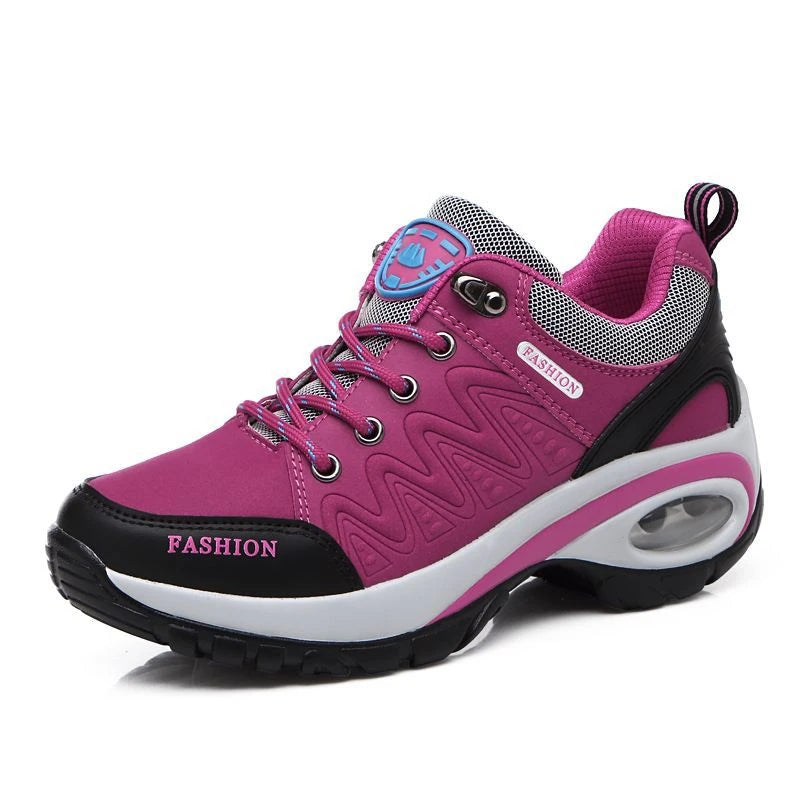 Casual Shoes For Spring And Autumn For Women, Thick Sole Shock-Absorbing Cushion Outdoor Shoes Middle-Aged Mother Travel Shoes