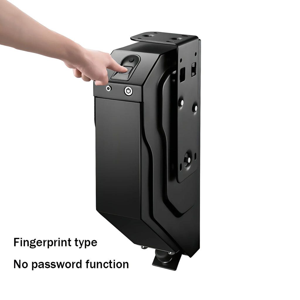 Gun Safes Pistol Box Biometric Fingerprint/Password Steel Gun Box Unlock Anti-Burglary with Keys Strongbox For Desk Cabinet