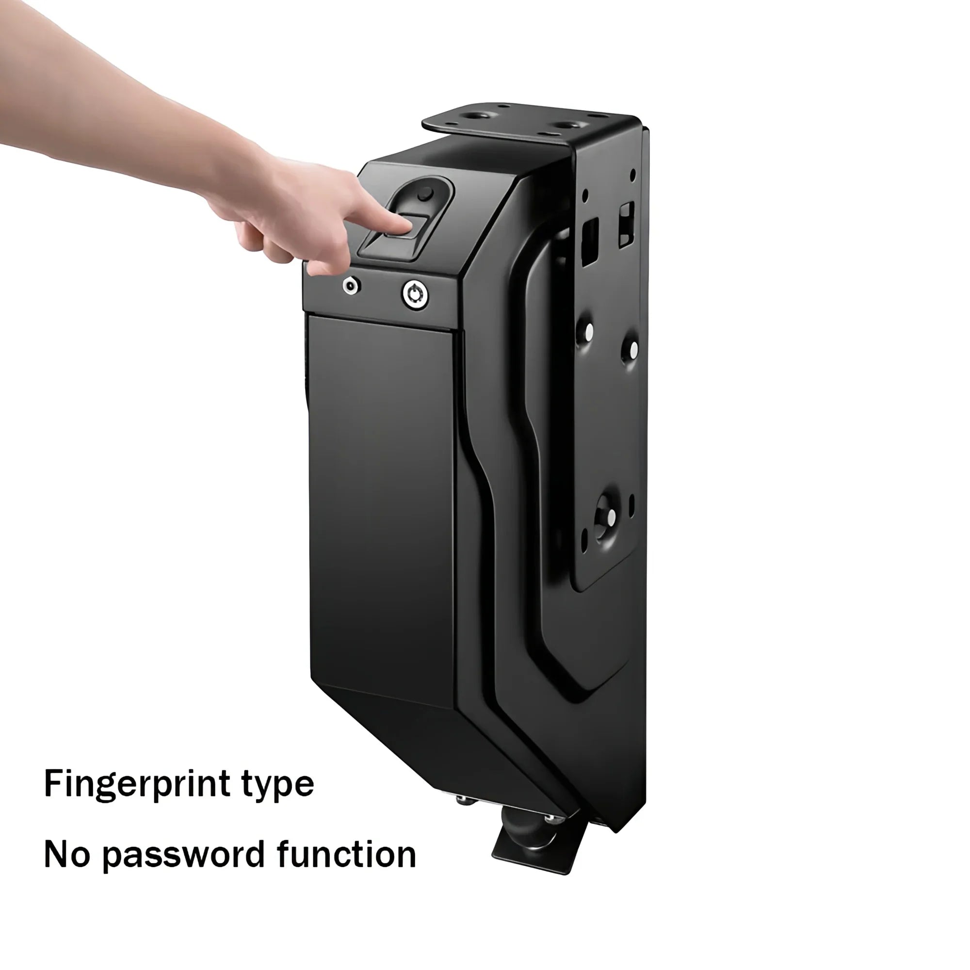 Gun Safes Pistol Box Biometric Fingerprint/Password Steel Gun Box Unlock Anti-Burglary with Keys Strongbox For Desk Cabinet