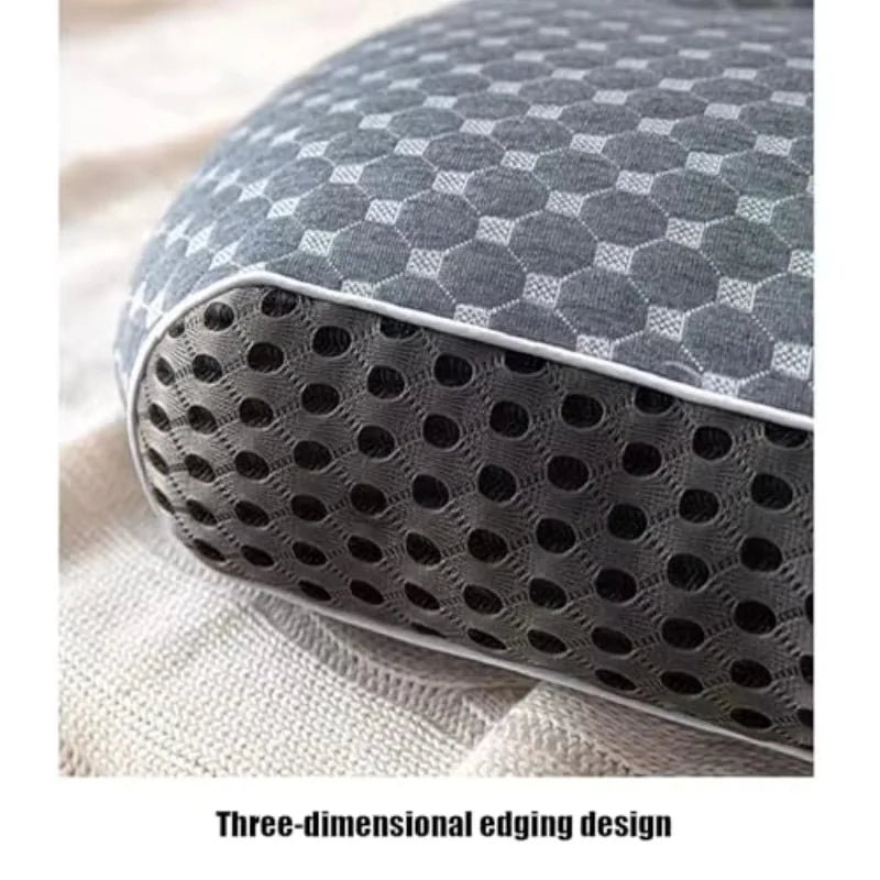 Home Cervical Memory Pillow, Helps Sleep and Protects The Neck Home Pillow,Gray#Color:DARK GRAY,Size:45*70