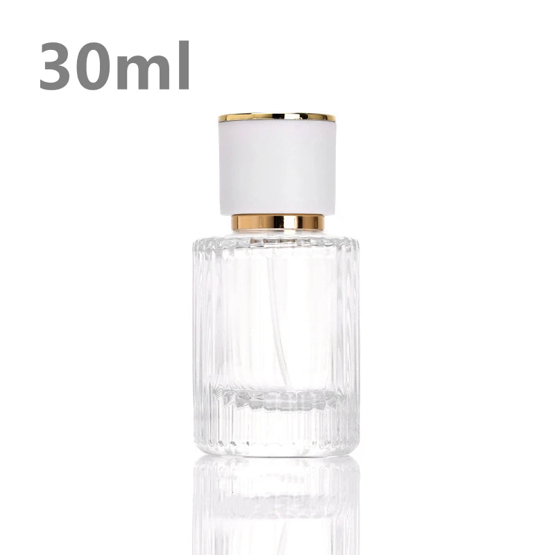 1pcs 30ml 50ml Luxury Crystal Glass Perfume Bottle Vintage Empty Portable Travel Refillable Rechargeable Spray Atomizer Women