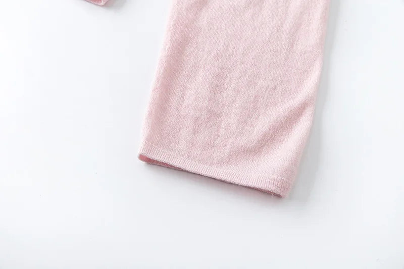 SuyaDream, Women Wool Pullovers, 5%Cashmere 92%Wool, Soft Cozy Sweaters, 2025 Fall Winter Basic Solid Knit Top