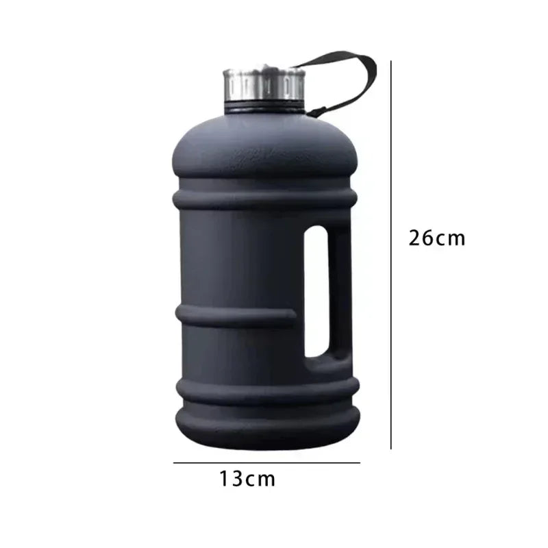 2.2L 1PCS New Large Sports Water Bottle Plastic Portable Travel Cups for Gym Fitness Outdoor Protein Shaker Cold Drink Container