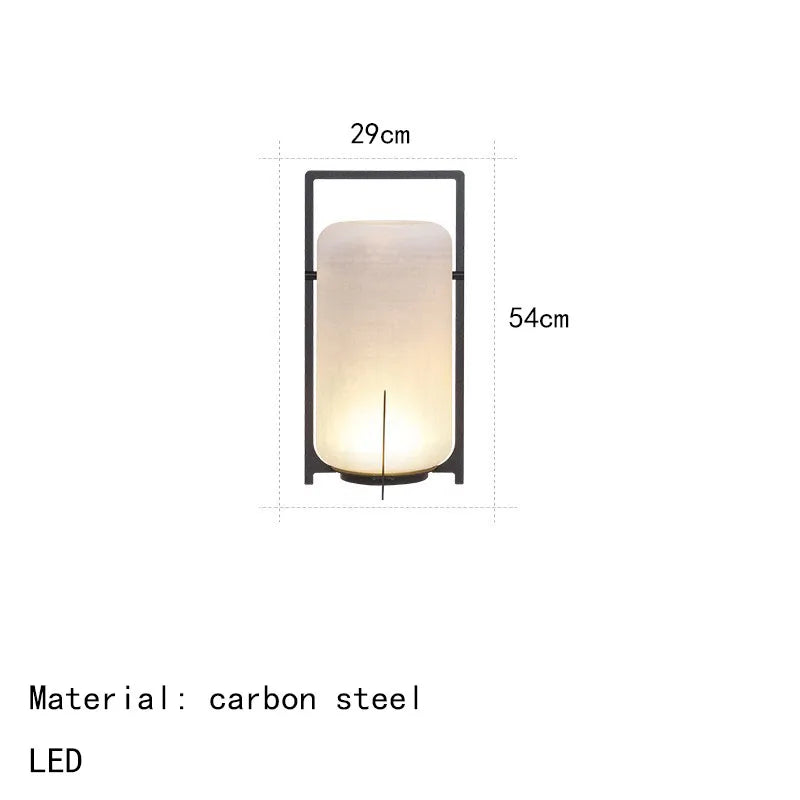 Modern Outdoor Indoor Floor Lamp White Acrylic Black Metal Lighting Floor Light For Garden Hotel Parlor Dining Room Bedroom