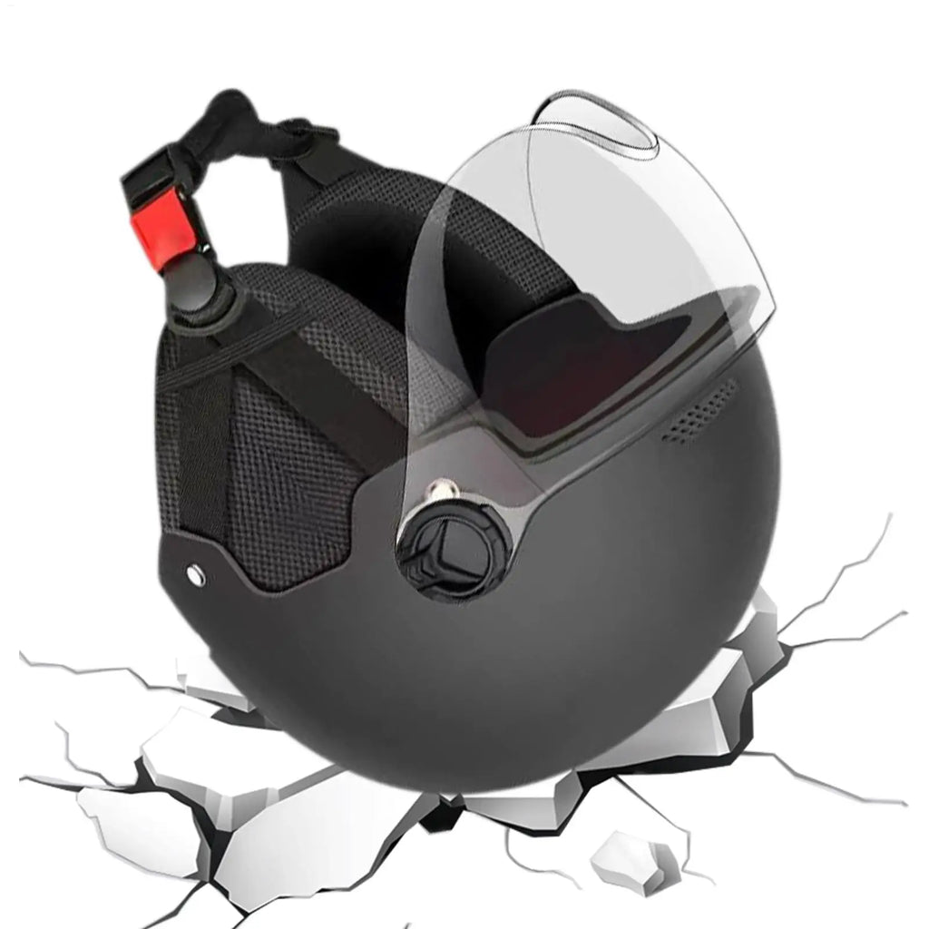 E-Bike Helmet with Ear Protection Anti-UV Breathable Safety Helmet for Electric Scooter Cycling, Adults Kids Women