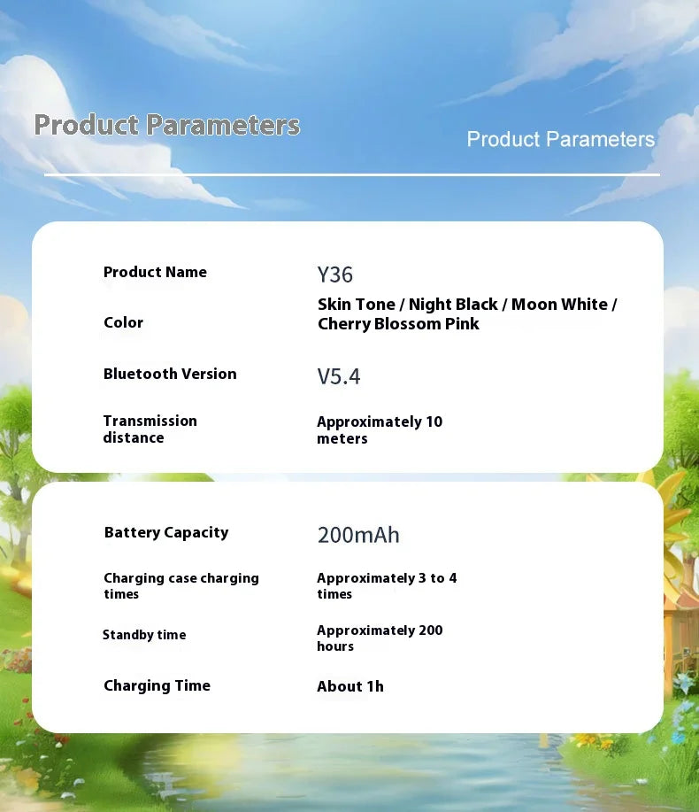 Lenovo Bluetooth Wireless Earphones Small Earbuds Sleeping Sport Invisible Headphones Bass Sound Quality Headset Sliding Cover