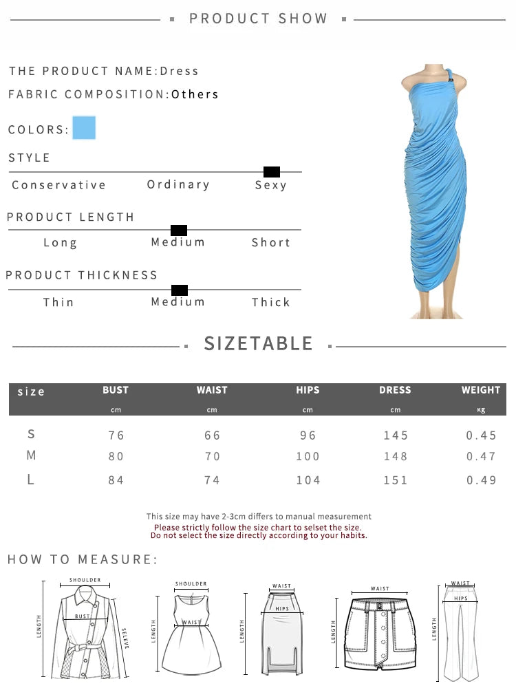 Sisterlinda Sexy Backless Long Dress Women Twist One Shoulder Strap High Splits Hem Midnight Prom Party Ruched Elegant Vestidos