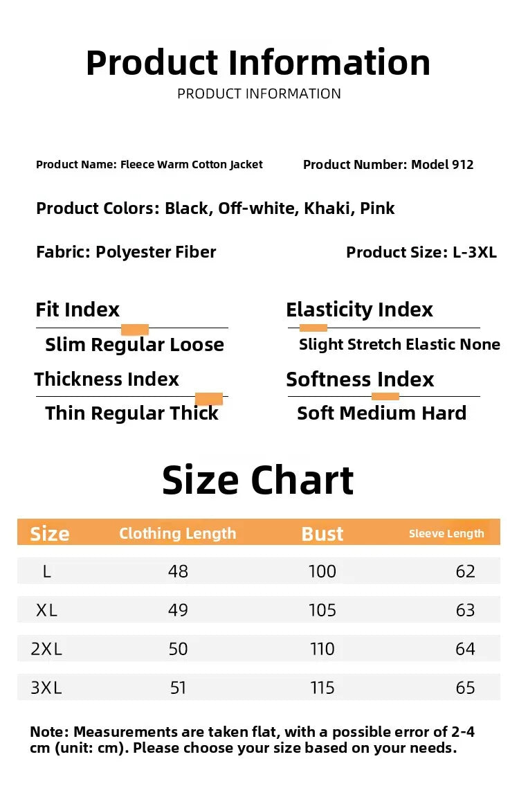 Korean Style Short down Cotton Jacket Women's Thickened Large Fur Collar Hooded Coat Slim Fit Commute Element  Color