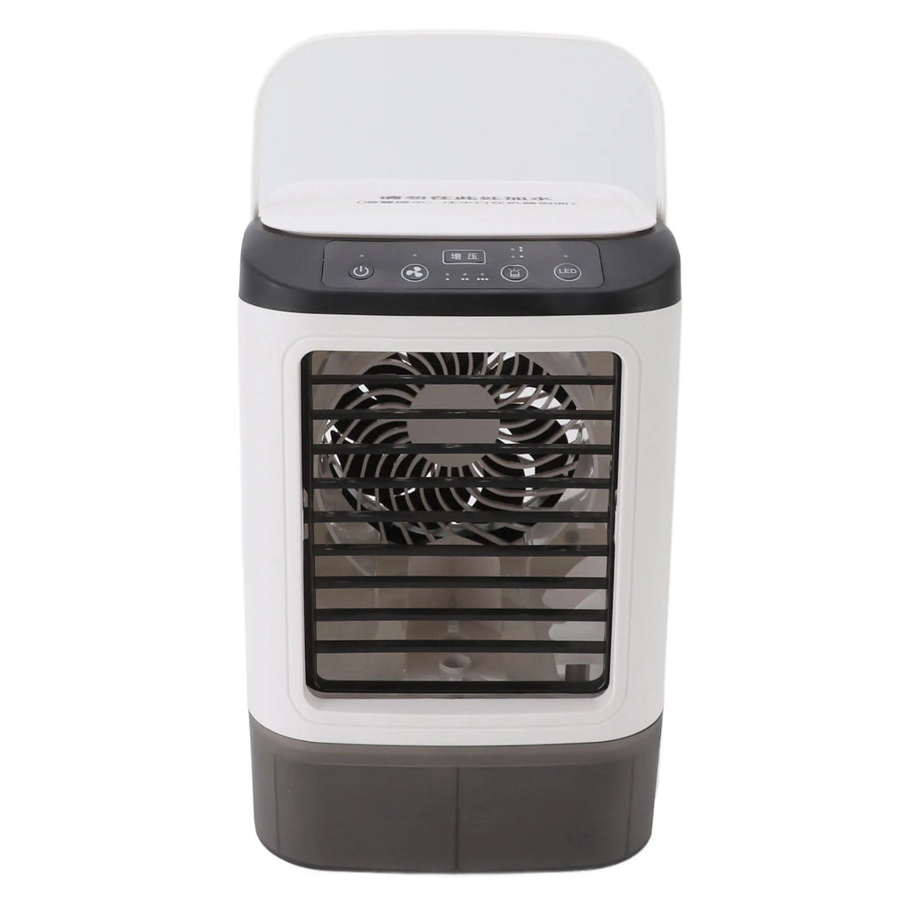 Mini Air Conditioner 12W 900ml Water Tank USB Powered Humidifying Misting Portable Air Cooler for Home Desk Office