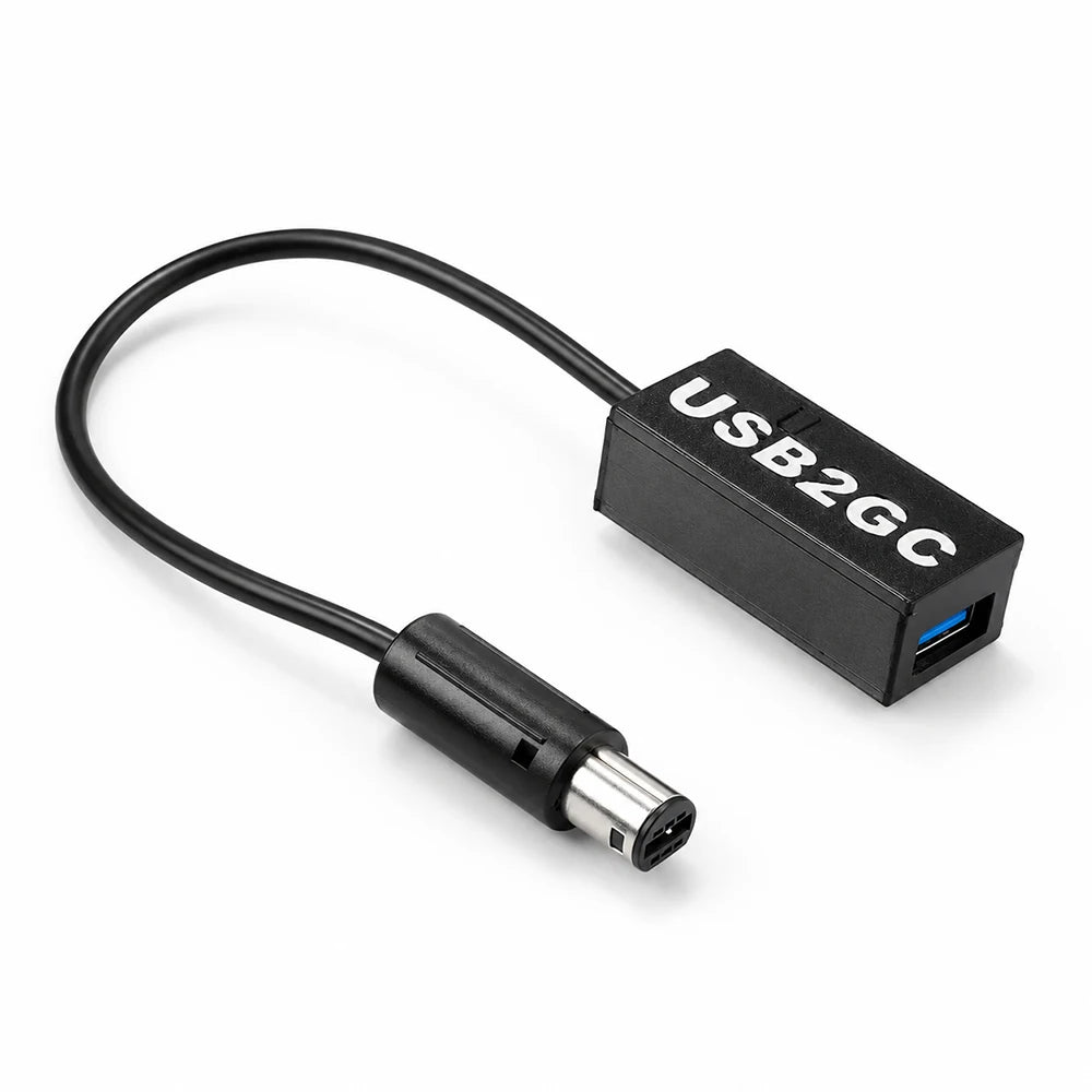 USB2GC USB Controller to NGC Adapter for GameCube Console Connect to Switch Pro, XBOX 360, PS3,PS4,PS5 USB Controllers