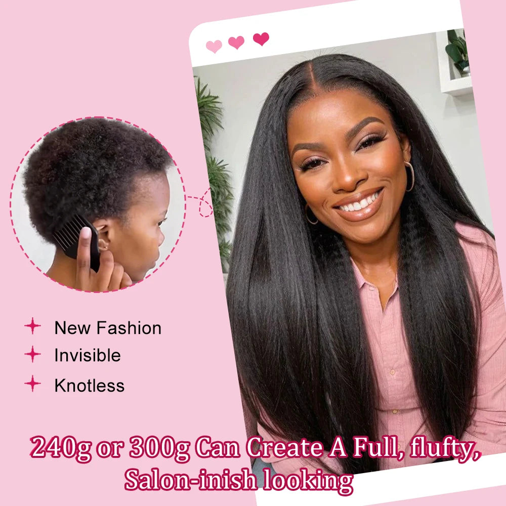 Kinky Straight Crochet Human Hair Pre Separated Knotless Reusable Feather Crochet Human Hair Bundles Burmese Curly Crochet Hair
