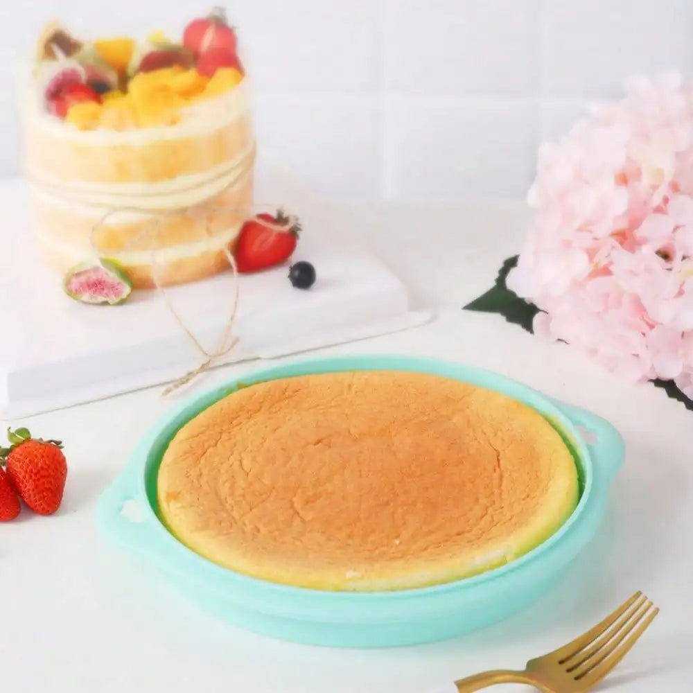 1pc 4/6/8 Inch High Quality Silicone Round Cake Mold Food Grade High Temperature Resistant Oven Baking Sandwich Baking Tools
