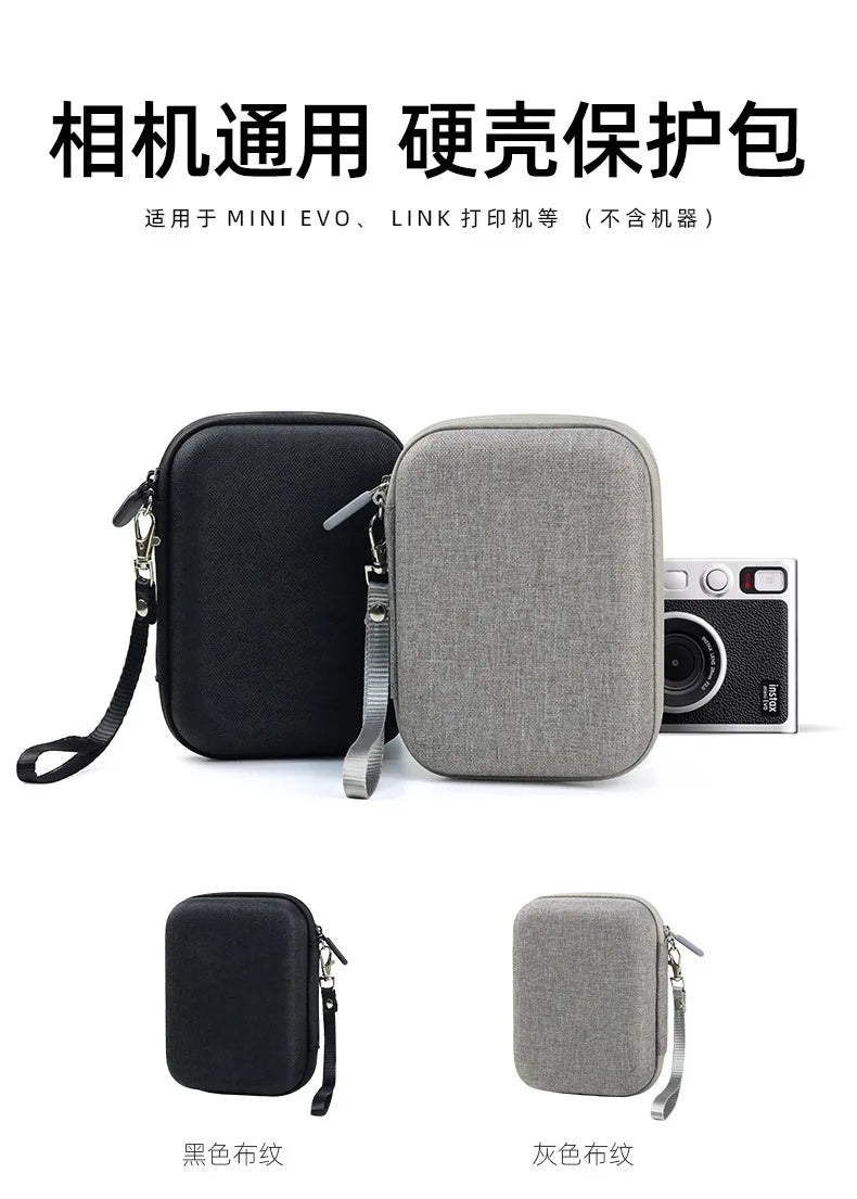 Travel Camera Bag For Fujifilm Instax Mini EVO Mini Link Smartphone Printer Shockproof Hard Shell Carrying Case